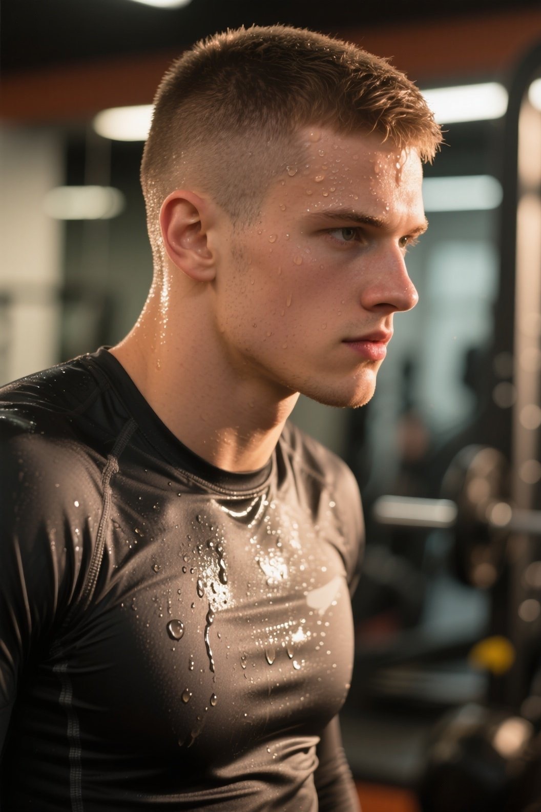 Athletic Buzz Cut Hairstyle