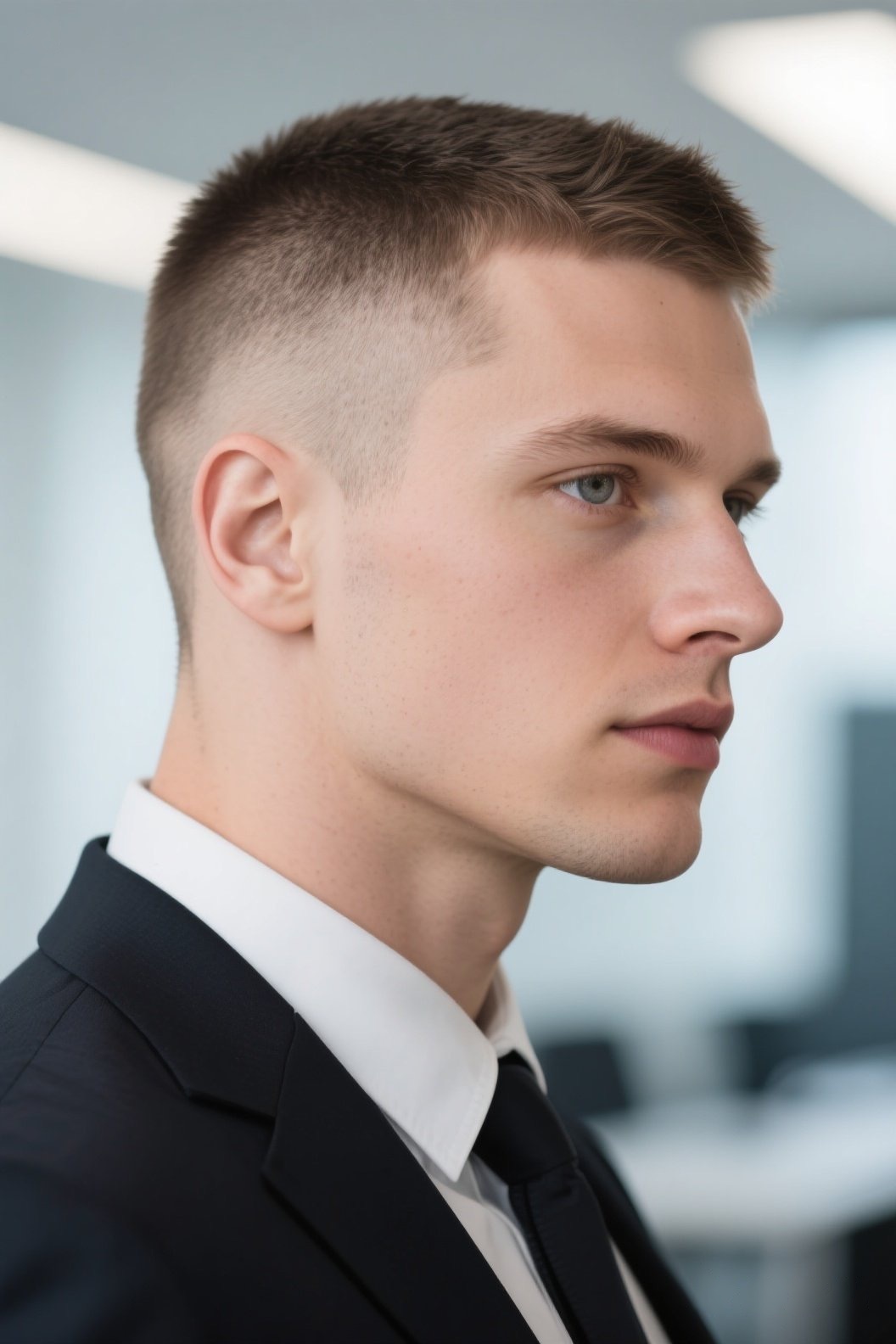 Business Buzz Cut Hairstyle