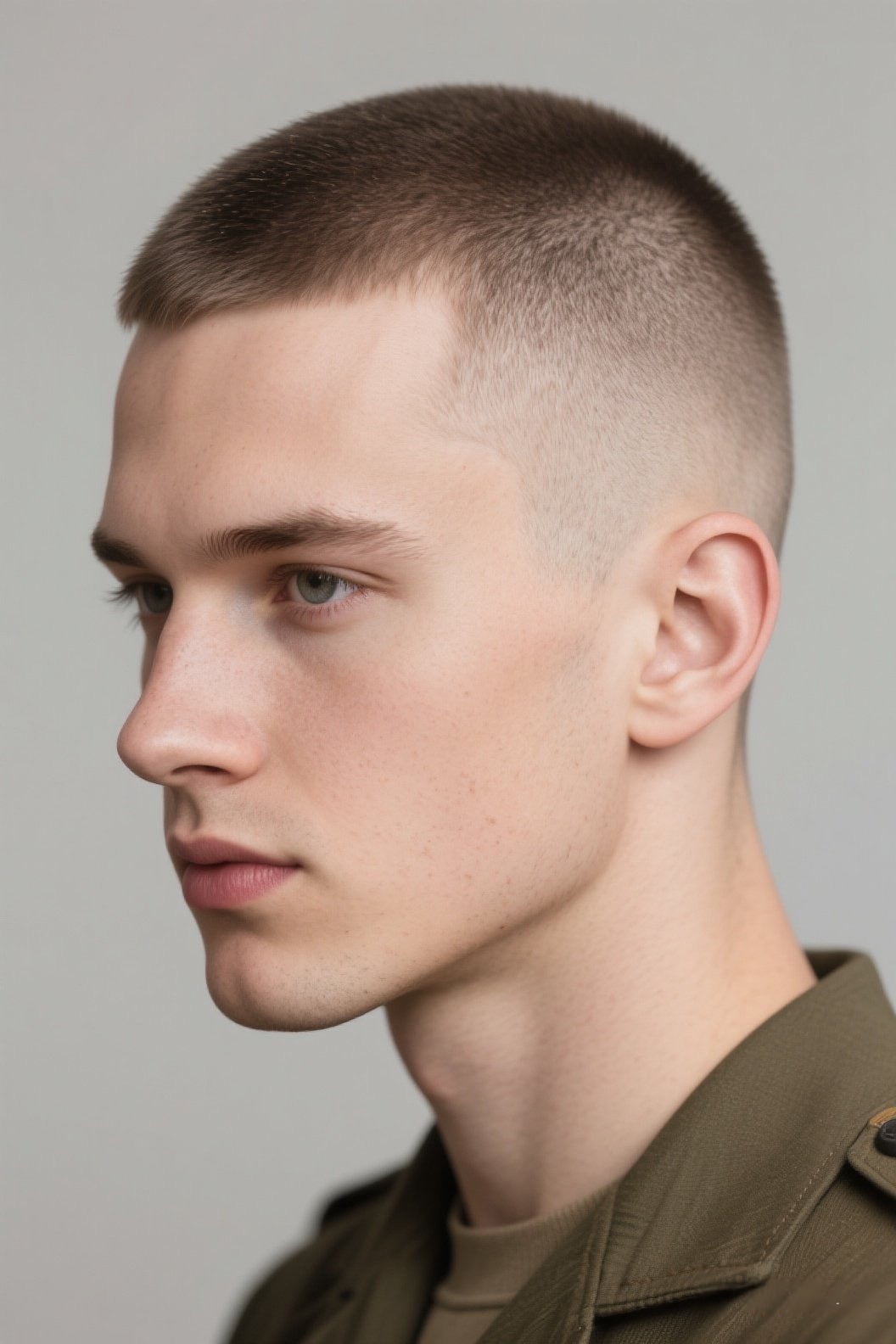 Classic All-Over Buzz Cut Hairstyle