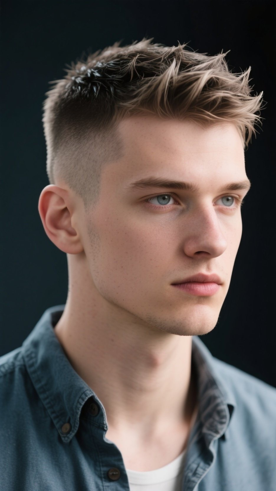 Disconnected Buzz Cut Hairstyle