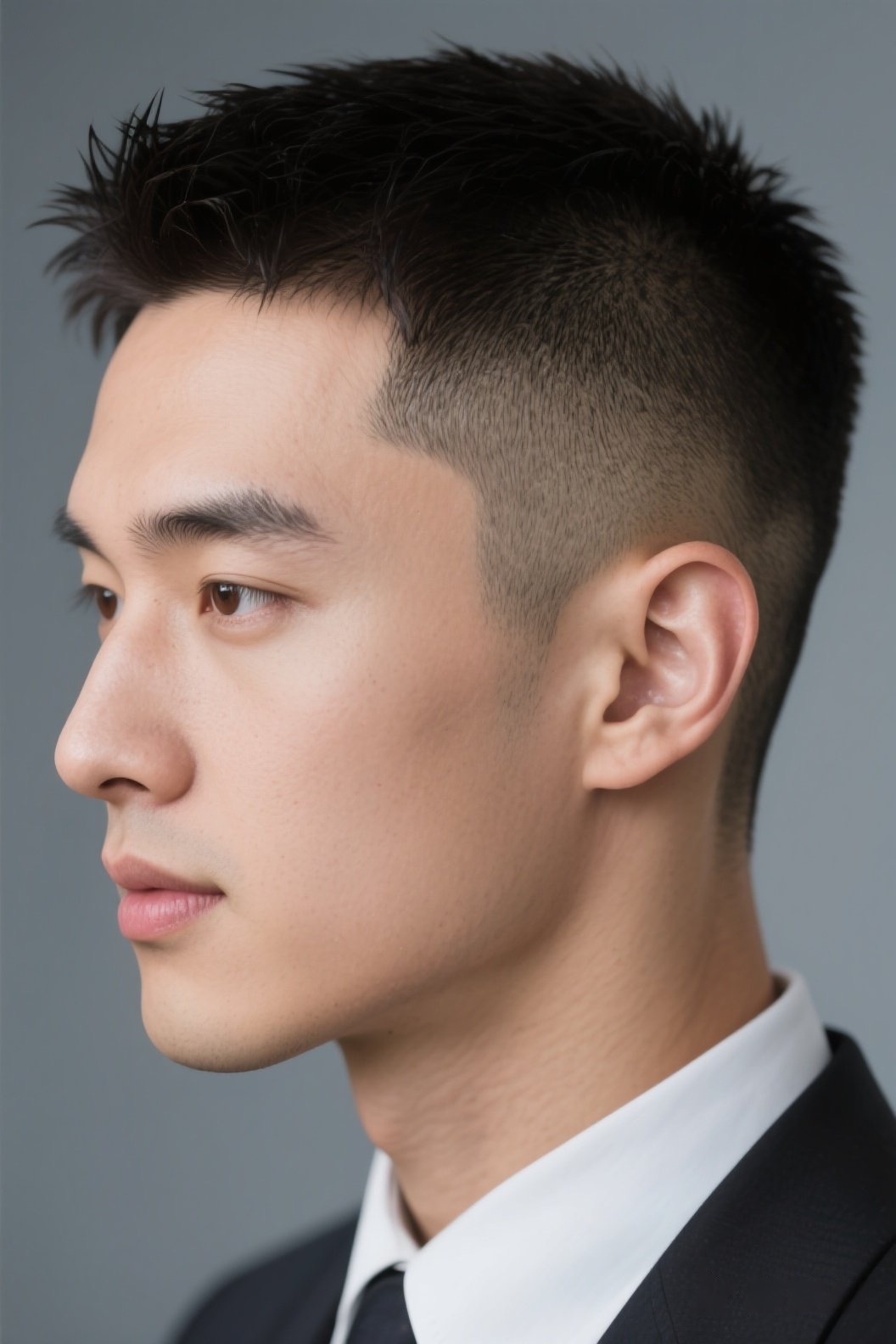 High Fade Buzz Cut Hairstyle